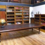 Antieke vergadertafel circa 1860 3