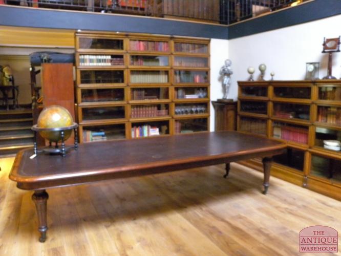 Antieke vergadertafel circa 1860 3