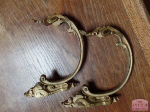 antieke vergulde brozen ambrassen