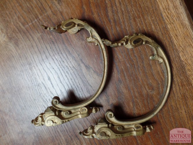 antieke vergulde brozen ambrassen