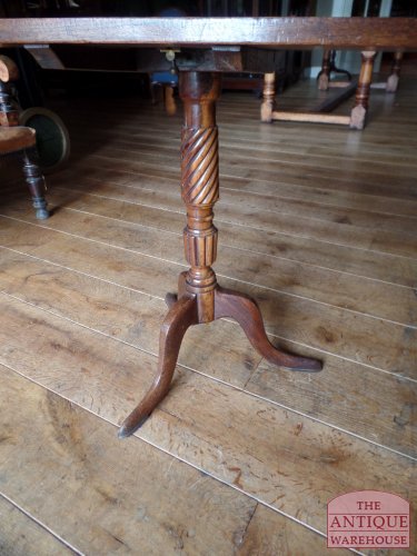 Vierkante Mahonie Tilt Top Tafel 2