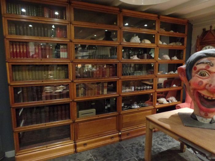 antieke viervoudige eiken originele antieke Globe Wernicke boekenkast