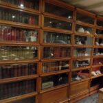 Antieke viervoudige eiken originele Globe Wernicke boekenkast 2