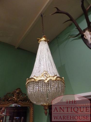 Antieke vuurvergulde zakkoonluchter 2