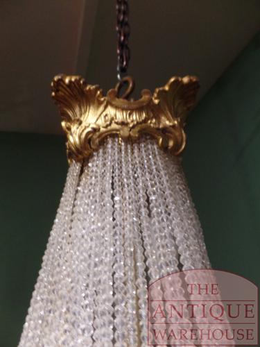 Antieke vuurvergulde zakkoonluchter 3