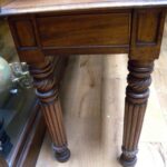 Antieke Wandtafel van Mahoniehout 2