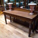 Antieke Wandtafel van Mahoniehout 3