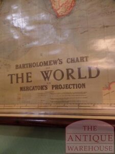 Antieke wereldkaart