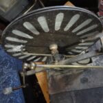 Antieke Wimshurst machine 3