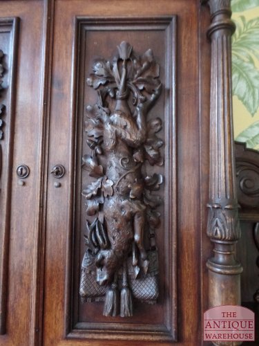 antieke Zuid Duitse Schwarzwalder jacht kast 3