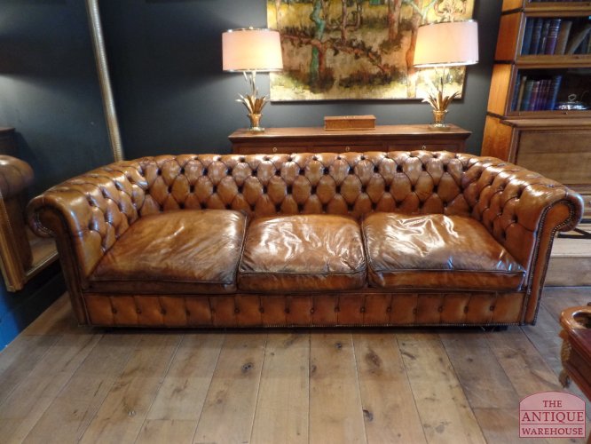 antieke Chesterfield bank 3