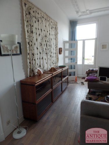 Antieke Globe Wernicke boekenkast met diepe elementen 2