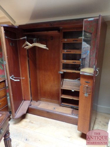 antique mahogany compactom, SOLD