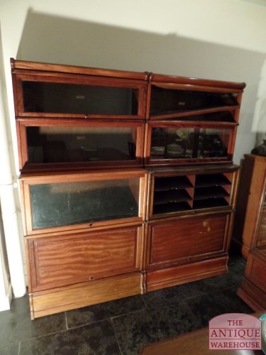 antique mahogany Globe Wernicke bookcase, SOLD