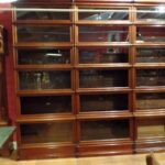 Antieke mahonie Globe Wernicke boekenkasten 1