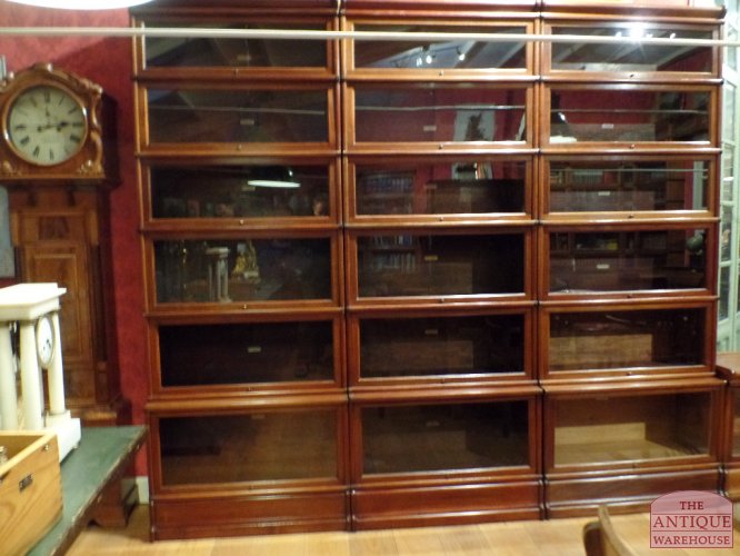 antique mahogany Globe Wernicke bookcases