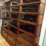 Antieke mahonie Globe Wernicke boekenkasten 2