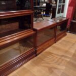 Antieke mahonie Globe Wernicke boekenkasten 3