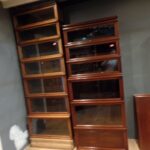 Antieke mahonie Globe Wernicke boekenkasten 1