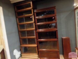 antique mahogany Globe Wernicke bookcases