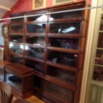 Antieke mahonie Globe Wernicke boekenkasten 2