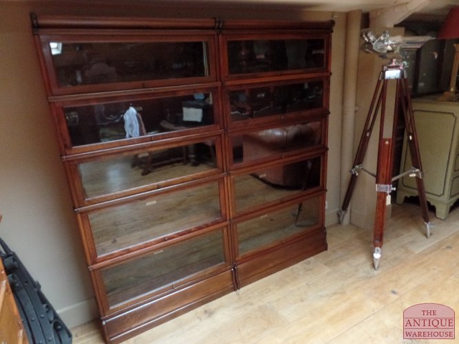 antique mahogany Globe Wernicke bookcases