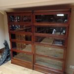 Antieke mahonie Globe Wernicke boekenkasten 2