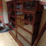 Antieke mahonie Globe Wernicke boekenkasten 3