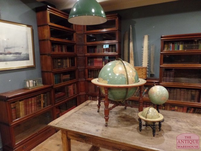 Antieke mahonie Globe Wernicke boekenkasten 3