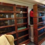 Antieke zesvoudige mahonie stapelbare originele Globe Wernicke boekenkast 3