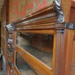 Antieke mahonie stapelbare Globe Wernicke boekenkast, de Rolls Royce onder de Globe Wernicke boekenkasten 2