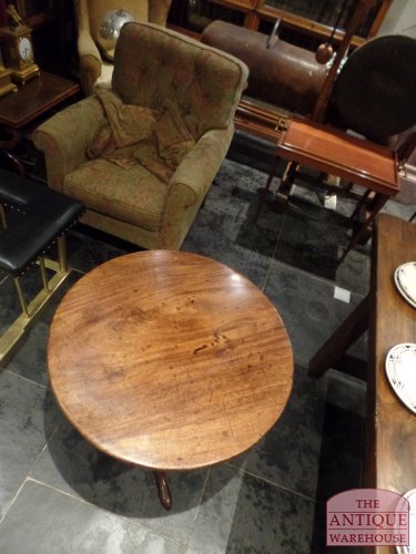 Mahonie Tilt Top Tafel 2