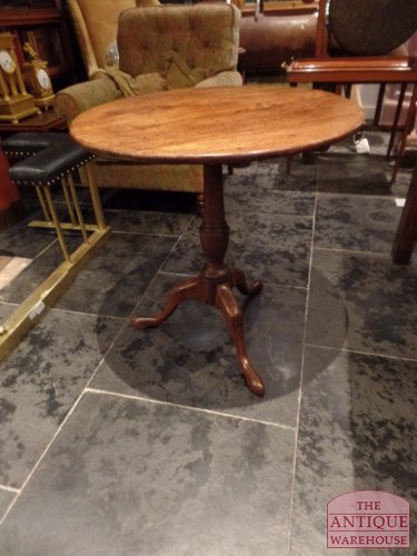 Mahonie Tilt Top Tafel 3