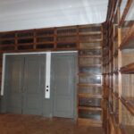 Antieke eiken hoek Globe Wernicke boekenkasten 2