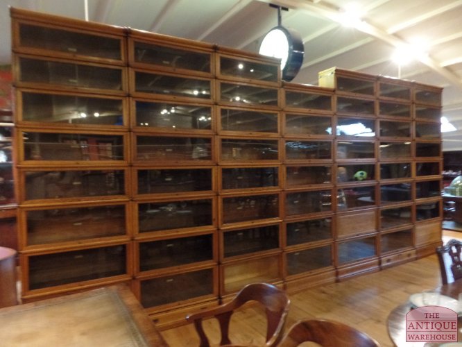 Antieke eiken Globe Wernicke boekenkast 2