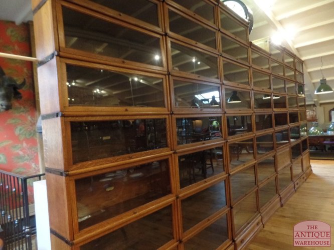 Antieke eiken Globe Wernicke boekenkast 3