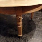 Antieke eiken uitschuifbare eettafel 3