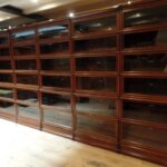 Antieke originele mahonie Globe Wernicke bibliotheekkast 1