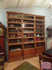 antique original oak Globe Wernicke bookcases