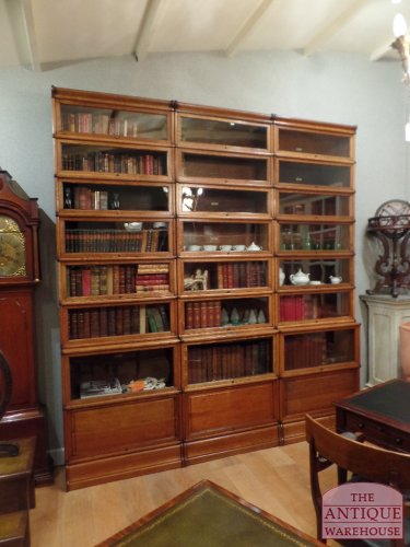 antique original oak Globe Wernicke bookcases