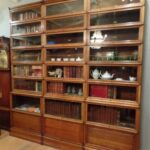 Antieke originele eiken Globe Wernicke boekenkasten 3