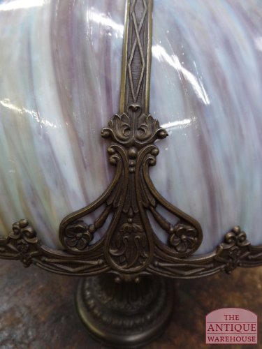 antieke Tiffany type panel lamp 3