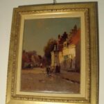 Dorpsgezicht met waterpomp 3