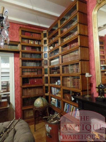 Bibliotheek stapelbare boekenkast, Engelse antieke Globe Wernicke 2