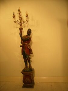 Black Moor lamp, VERKOCHT