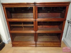 de originele antieke mahonie Globe Wernicke boekenkast