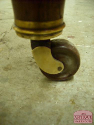 eiken antieke Engelse coulissen tafel 2