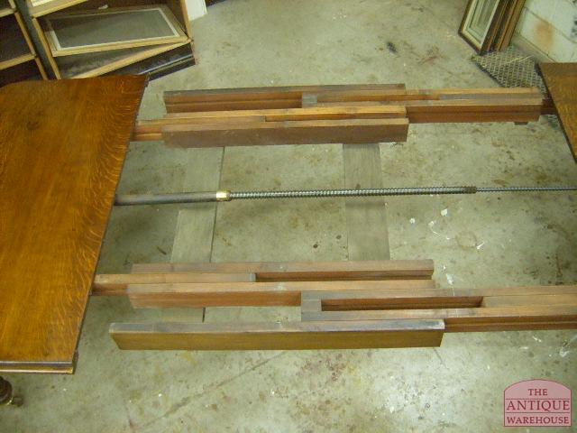 eiken antieke Engelse coulissen tafel 3