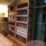 Eiken antieke Globe Wernicke boekenkast 1