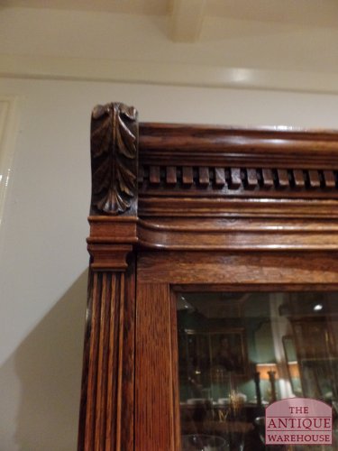 Eiken antieke Globe Wernicke boekenkast in Ideal stijl 2